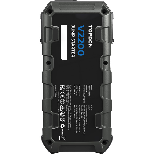 Survolteur, banque d'alimentation et lampe de poche V2200 NRZ Safety Inc.