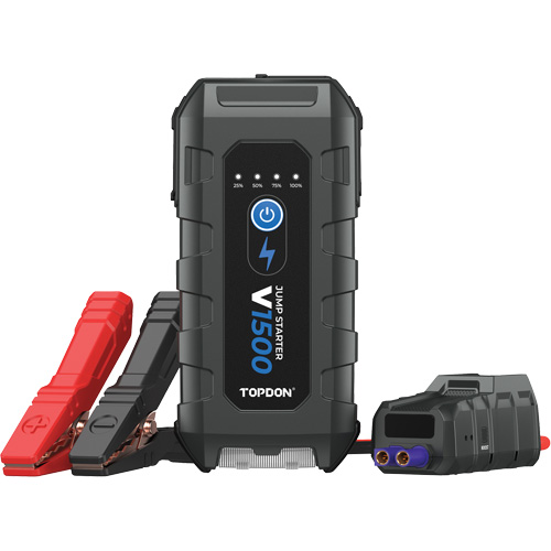 D&eacute;marreur d'appoint, survolteur, banque d'alimentation et lampe de poche V1500 NRZ Safety Inc.