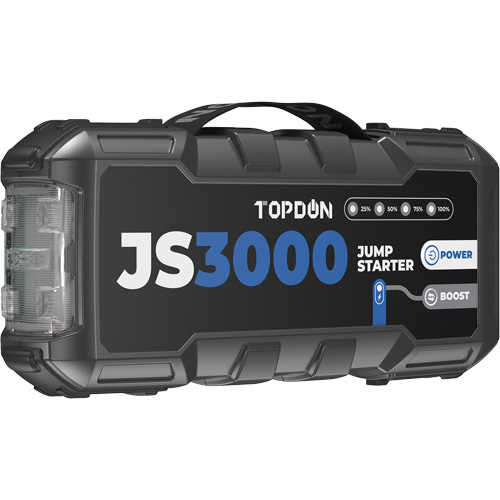 Survolteur, banque d'alimentation et lampe de poche JumpSurge3000 NRZ Safety Inc.