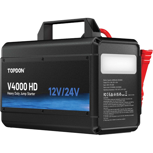 V4000 HD 12V/24V 4000A Jump Starter NRZ Safety Inc.