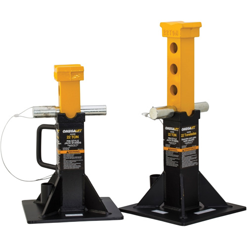 Chandelle robuste, Tige verrouillable, Capacit&eacute; de 22 tonnes, 12-1/4" - 19-7/8" h NRZ Safety Inc.