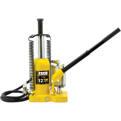 Pro Series Bottle Jack, 12 Ton(s), Air Hydraulic, 18-1/2" Raised Height NRZ Safety Inc.