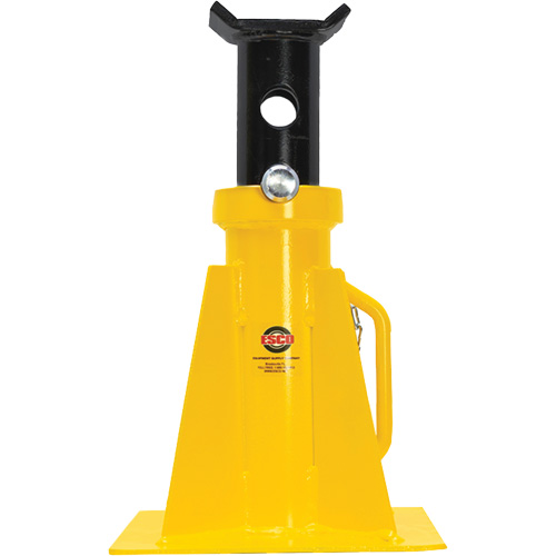 Pin Style Jack Stand, Locking Pin, 25 tons Capacity, 15-3/4" - 26-3/4" H NRZ Safety Inc.