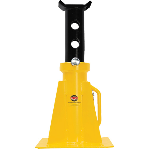 Support de v&eacute;rin &agrave; goupille, Tige verrouillable, Capacit&eacute; de 25 tonnes, 15-3/4" - 26-3/4" h NRZ Safety Inc.
