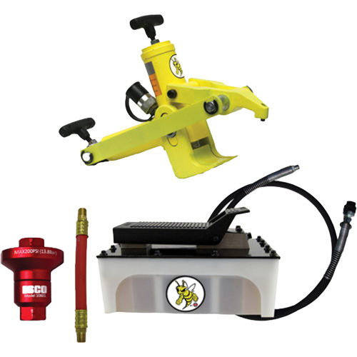 Ensemble de brise-talon de style combin&eacute; Yellow Jackit NRZ Safety Inc.