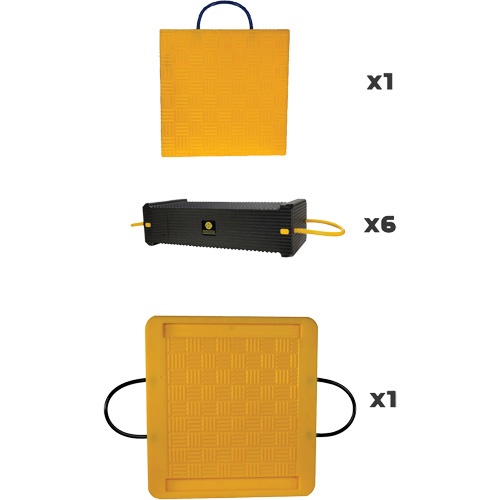 Ensemble de syst&egrave;me de sout&egrave;nement en composite CribLok 8 mcx NRZ Safety Inc.