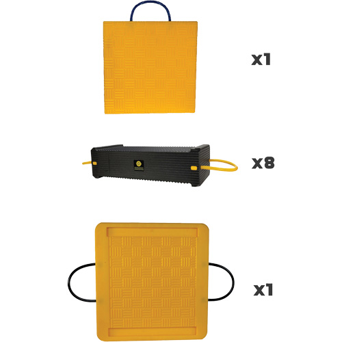 Ensemble de syst&egrave;me de sout&egrave;nement en composite CribLok 10 mcx NRZ Safety Inc.