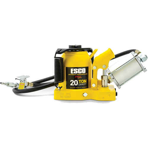 Cric bouteille de s&eacute;rie Pro "Shorty", 20 tonne(s), Air comprim&eacute;/hydraulique, 12-5/8" Hauteur &eacute;lev&eacute;e NRZ Safety Inc.