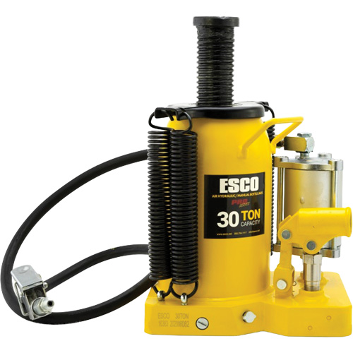 Cric-bouteille de s&eacute;rie Pro, 30 tonnes, Air comprim&eacute;/hydraulique, 20" Hauteur &eacute;lev&eacute;e NRZ Safety Inc.