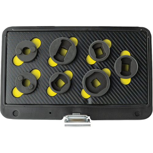 Threaded Leaf Spring Shackle Pin Remover & Installation Master Set, 7 Pieces, 1/2" Drive Size NRZ Safety Inc.