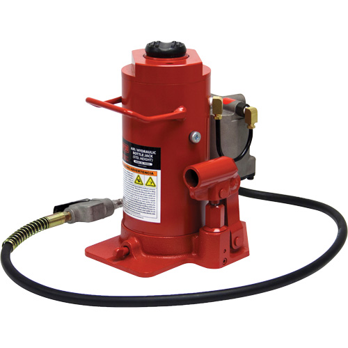 Standard Height Bottle Jack, 20 Ton(s), Air Hydraulic, 20-1/2" Raised Height NRZ Safety Inc.