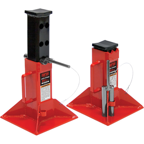 Jack Stand, Locking Pin, 25 tons Capacity, 12" - 20" H NRZ Safety Inc.