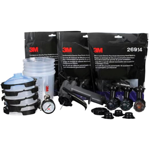 Performance Fine Finish Spray Gun System with PPS Cups, 13 CFM, 29 PSI NRZ Safety Inc.