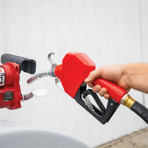 Pistolet de distribution automatique rouge pour essence NRZ Safety Inc.