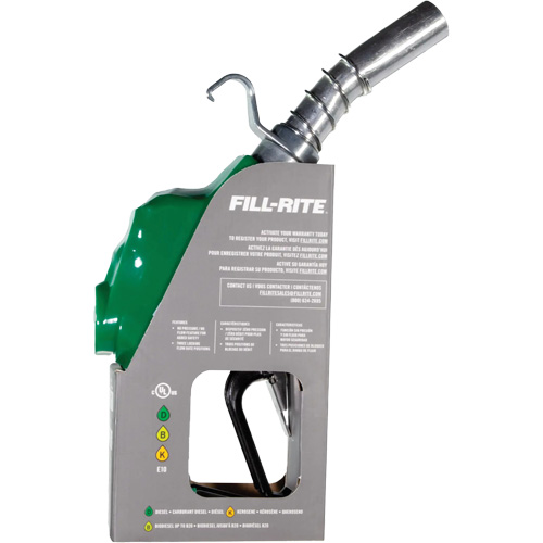Pistolet de distribution automatique vert pour diesel NRZ Safety Inc.