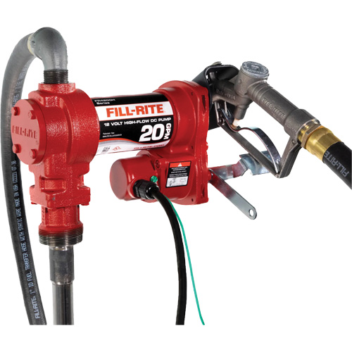 12V DC Fuel Transfer Pump with Nozzle NRZ Safety Inc.