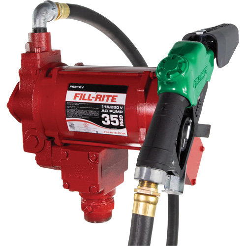 115/230V AC Fuel Transfer Pump with Nozzle NRZ Safety Inc.