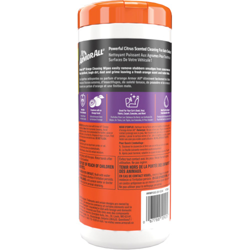 Lingettes nettoyantes et d&eacute;sodorisantes NRZ Safety Inc.