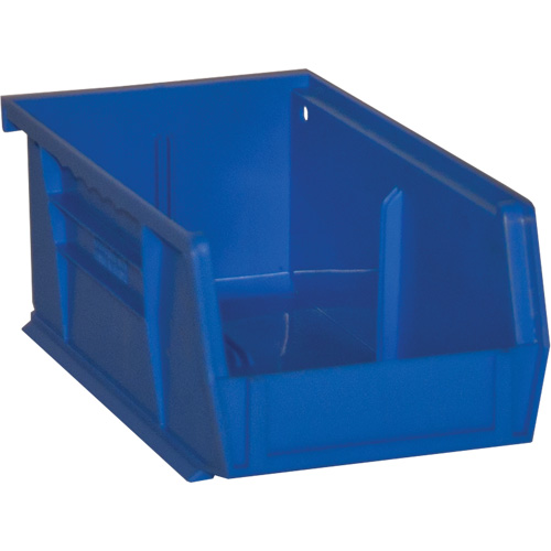 Hook-On Bins, 4" W x 3" H x 7" D, Blue, 10 lbs. Capacity NRZ Safety Inc.