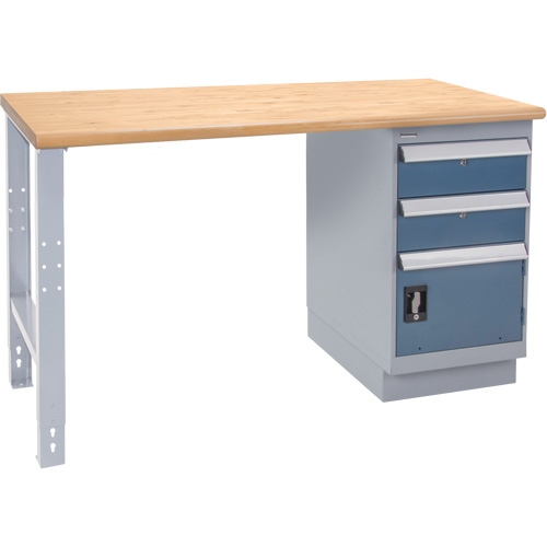 &eacute;tabli industriel, Porte a/combinaison de tiroirs, Cap 1000 lb, 60" la x 36" p, 34" h NRZ Safety Inc.