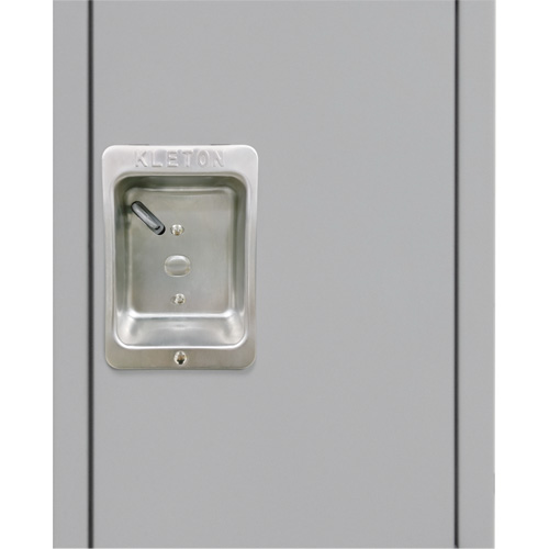 Lockers, 3 -tier, 12" x 18" x 72", Steel, Grey, Knocked Down NRZ Safety Inc.
