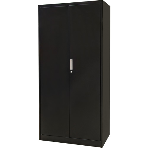 Combination Storage Cabinet, 36" W x 18" D x 72" H, Black NRZ Safety Inc.