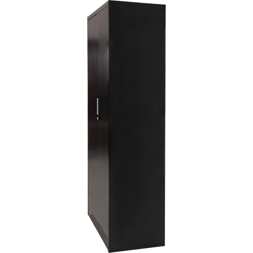 Combination Storage Cabinet, 36" W x 18" D x 72" H, Black NRZ Safety Inc.