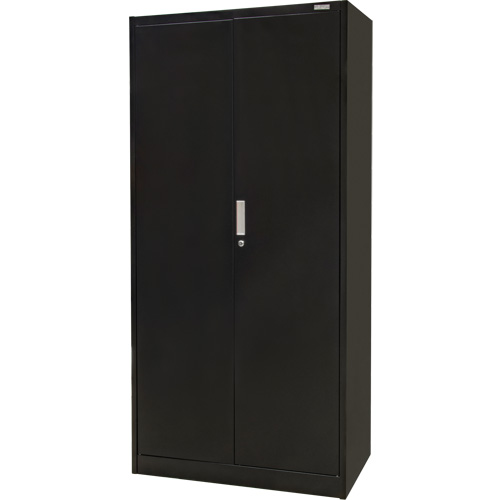 Armoire de rangement Hi-Boy, Acier, 4 Tablettes, 72" h x 36" la x 18" P, Noir NRZ Safety Inc.