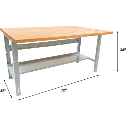 &eacute;tabli modulaire industriel, Cap 1000 lb, 72" la x 48" p NRZ Safety Inc.