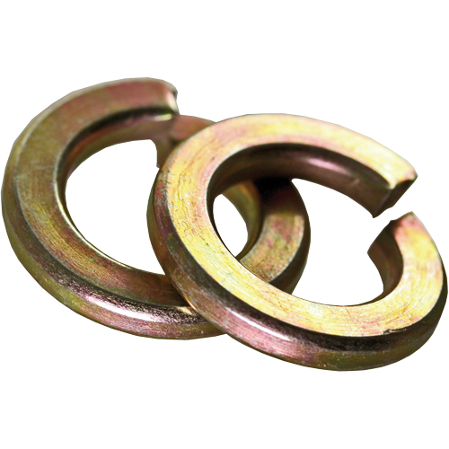 Rondelle d'arr&ecirc;t fendue, 1/4", Zinc jaune NRZ Safety Inc.
