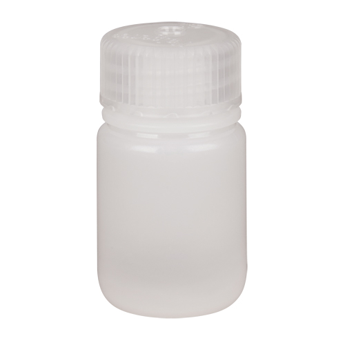 Wide-Mouth Bottles, Round, 1 oz., Plastic NRZ Safety Inc.