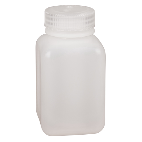 Bouteilles peu encombrantes &agrave; prise facile, Carr&eacute;e, 8 oz, Plastique NRZ Safety Inc.