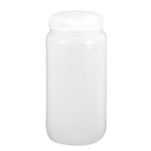 Wide-Mouth Bottles, Round, 1 gal., Plastic NRZ Safety Inc.