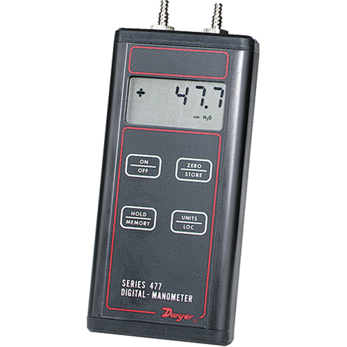 Manometer, Digital, 0 - 100 PSID/0 - 700 kPa NRZ Safety Inc.