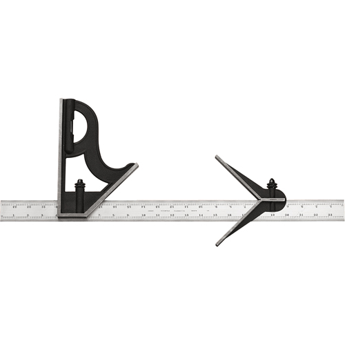 Combination Square with Square Head, 24" L, Steel NRZ Safety Inc.