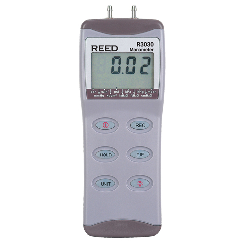 Manometer with ISO Certificate, Digital, 0 - 30 psi NRZ Safety Inc.