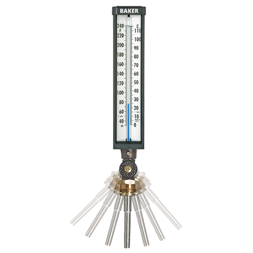 Thermom&egrave;tres industriels &agrave; angle variable, Contact, Analogique, 30-240°F (-2-114°C) NRZ Safety Inc.