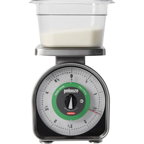 Balance m&eacute;canique &agrave; mesurer les portions Pelouze, Capacit&eacute; 5 lb / 2,3 kg, Graduations 10 g / 0,5 oz NRZ Safety Inc.