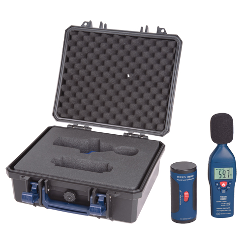 Ensemble de sonom&egrave;tre et calibrateur, Gamme de mesure 30 - 130 dB NRZ Safety Inc.