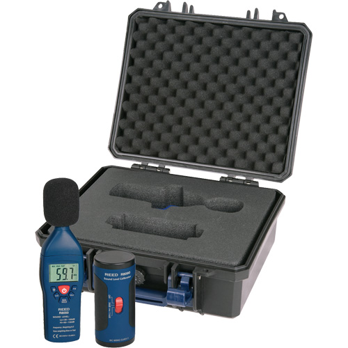 Sound Level Meter and Calibrator Kit, 30 - 130 dB Measuring Range NRZ Safety Inc.