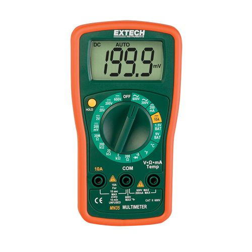 Digital Mini Multimeter, AC/DC Voltage, DC Current NRZ Safety Inc.