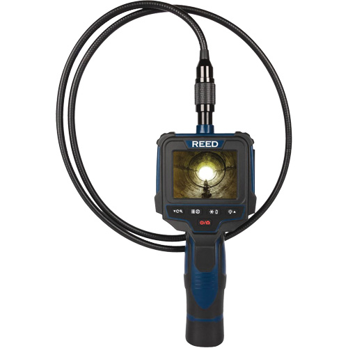 Recordable Borescope Inspection Camera, 2.5" Display, 640 x 480 pixels, 8 mm (0.31") Camera Head NRZ Safety Inc.