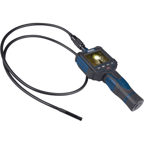 Recordable Borescope Inspection Camera, 2.5" Display, 640 x 480 pixels, 8 mm (0.31") Camera Head NRZ Safety Inc.