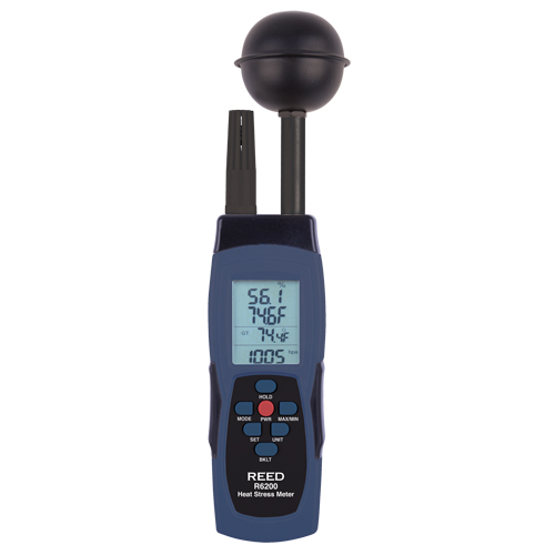 Compteur de contrainte thermique au thermom&egrave;tre-globe mouill&eacute; (WBGT) NRZ Safety Inc.