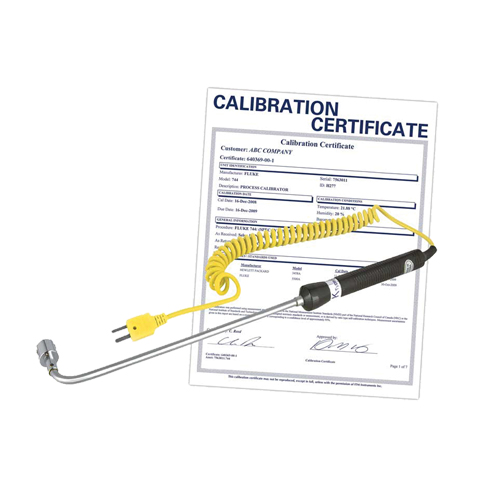 Right Angle Thermocouple Surface Probe with Calibration Certificate, 500 °C (932°F) Max. Temp. NRZ Safety Inc.