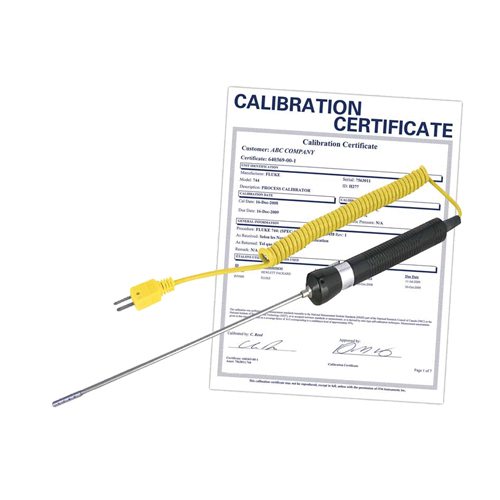 Air/Gas Thermocouple Probe with Calibration Certificate, 900 °C (1652°F) Max. Temp. NRZ Safety Inc.