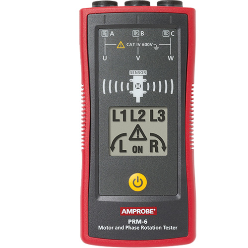 V&eacute;rificateur de l'ordre de phase et de la rotation des moteurs PRM-6 NRZ Safety Inc.