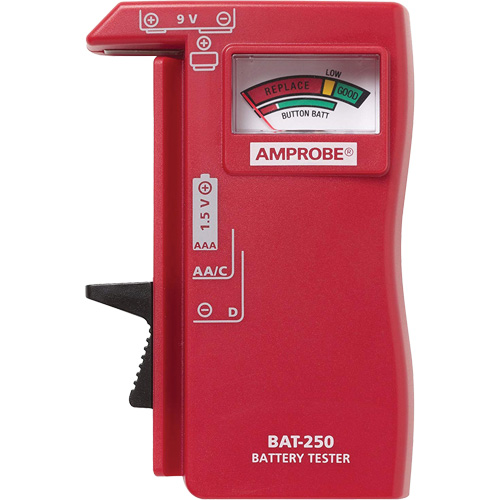 V&eacute;rificateur de pile BAT-250 NRZ Safety Inc.