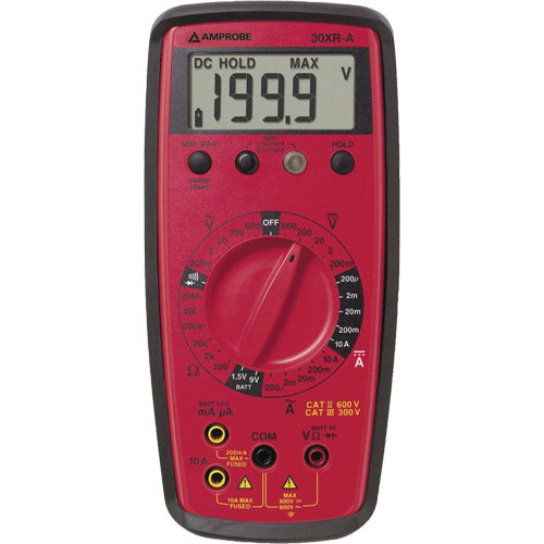 Multim&egrave;tre num&eacute;rique 30XR-A, Tension c.a./c.c., Courant c.a./c.c. NRZ Safety Inc.