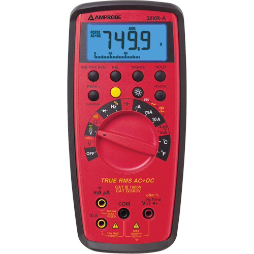 38XR-A Digital Multimeter, AC/DC Voltage, AC/DC Current NRZ Safety Inc.